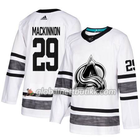 Colorado Avalanche Hockeydrakt Nathan MacKinnon 29 Hvit 2019 NHL All-Star Adidas Authentic - Herre